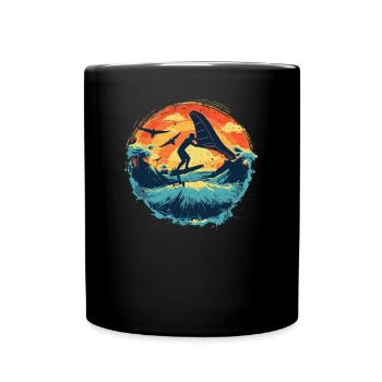 Wingfoil Surfer Planches de Wingfoil Hydrofoil - Mug uni - noir - Devant