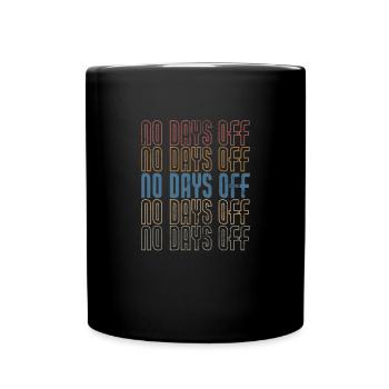 Bodybuilder - Tasse einfarbig - Schwarz - Vorne
