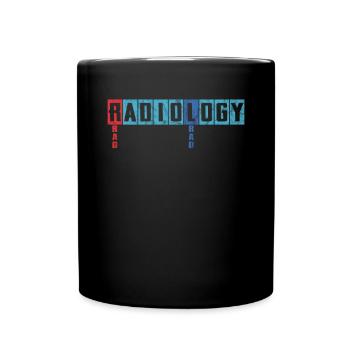 Département de radiologie Radiologue Joke Radiographie - Mug uni - noir - Devant