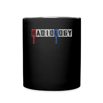 Département de radiologie Radiologue Joke Radiographie - Mug uni - noir - Devant