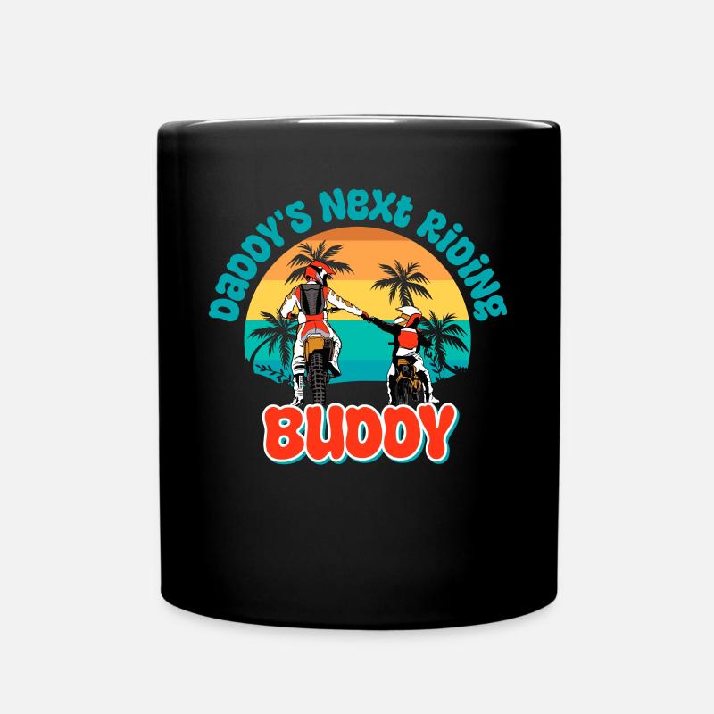 Vélo Bébé Comme prochain compagnon d’équitation de papa - Mug uni - noir