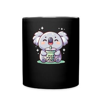 Kawaii Koalas Bubble Tea Boba Koala - Mug uni - noir - Devant
