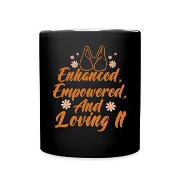 Nouveaux Seins Nouveau Moi Félicitations Chirurgie Récupération - Mug uni - noir - Devant
