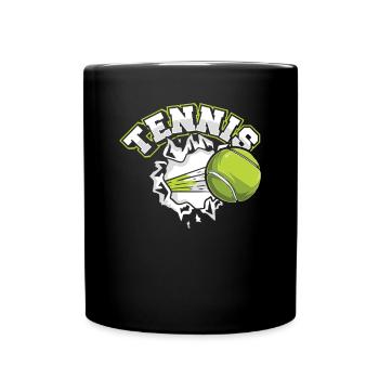 Tennis Professional Lover Player Trainer Tennis - Tasse einfarbig - Schwarz - Vorne