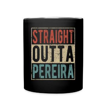 Tout droit sorti de Pereira - Mug uni - noir - Devant