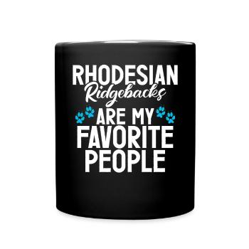 Cadeaux Rhodesian Ridgeback - Mug uni - noir - Devant