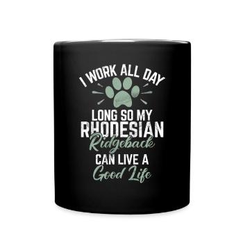 Cadeaux Rhodesian Ridgeback - Mug uni - noir - Devant
