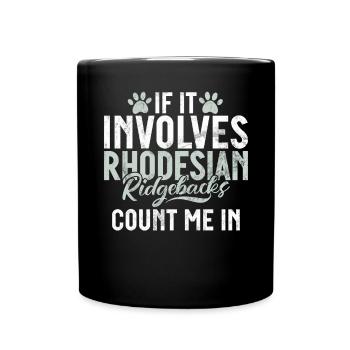 Cadeaux Rhodesian Ridgeback - Mug uni - noir - Devant