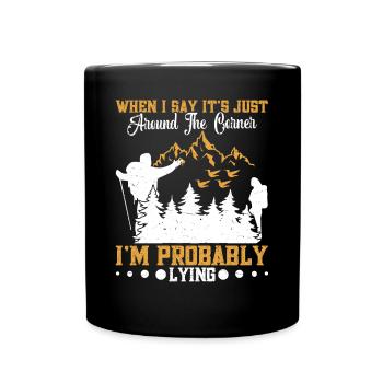 Hiking equipment Mountaineering Mountaineering Hikers - Full Colour Mug - black - Front