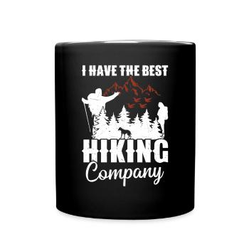 Alpinisme Randonneur Fournitures Propriétaire De Chien - Mug uni - noir - Devant