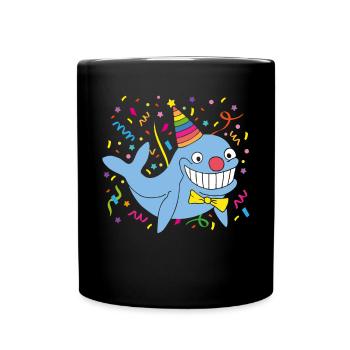 Carnaval, Carnaval, Confettis, Casquette De Fou, Lundi Gras - Mug uni - noir - Devant