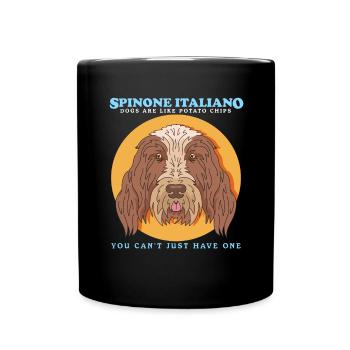 Spinone Italiano Cadeau Chien Italien - Mug uni - noir - Devant