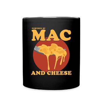 Macaroni and Cheese Mac and Cheese Gift - Full Colour Mug - black - Front