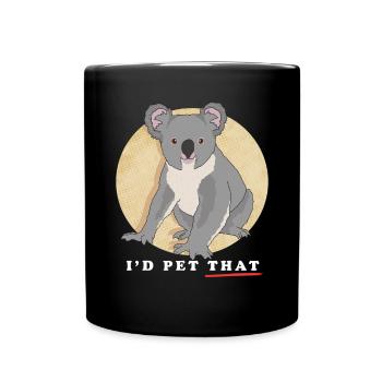Koala Koalas | Koala Bear Koala Bear Gift - Full Colour Mug - black - Front