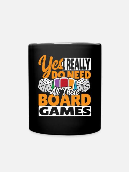Board Games Game Board Gift - Full Colour Mug - black