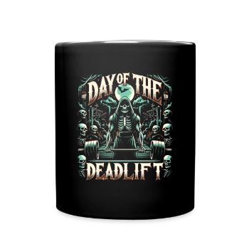 Horror Deadlifter Bodybuilding - Fitness Gym - Tasse einfarbig - Schwarz - Vorne