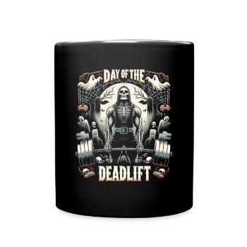 Horror Deadlifter Deadlift Bodybuilding Workout - Tasse einfarbig - Schwarz - Vorne