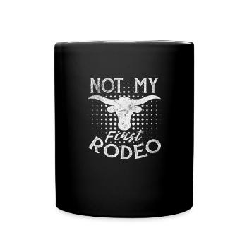 Cowboy - Tasse einfarbig - Schwarz - Vorne