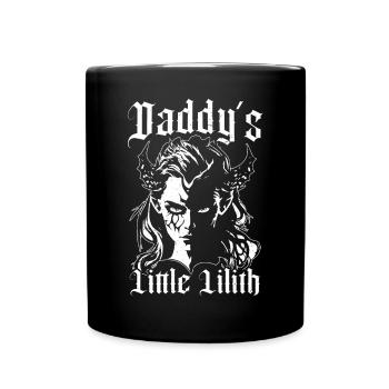 Lilith, Demon, Gothic, Mythology, Folklore, - Full Colour Mug - black - Front