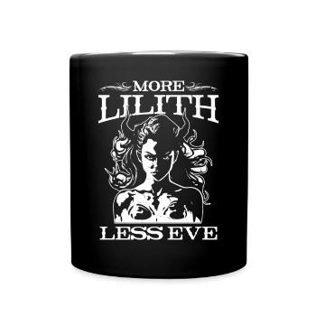 Lilith, Demon, Gothic, Mythology, Folklore, - Full Colour Mug - black - Front