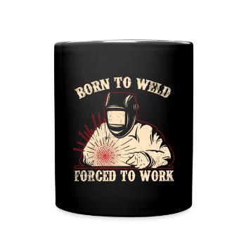 Soudure Soudeur Ouvrier Soudure Travail des métaux - Mug uni - noir - Devant