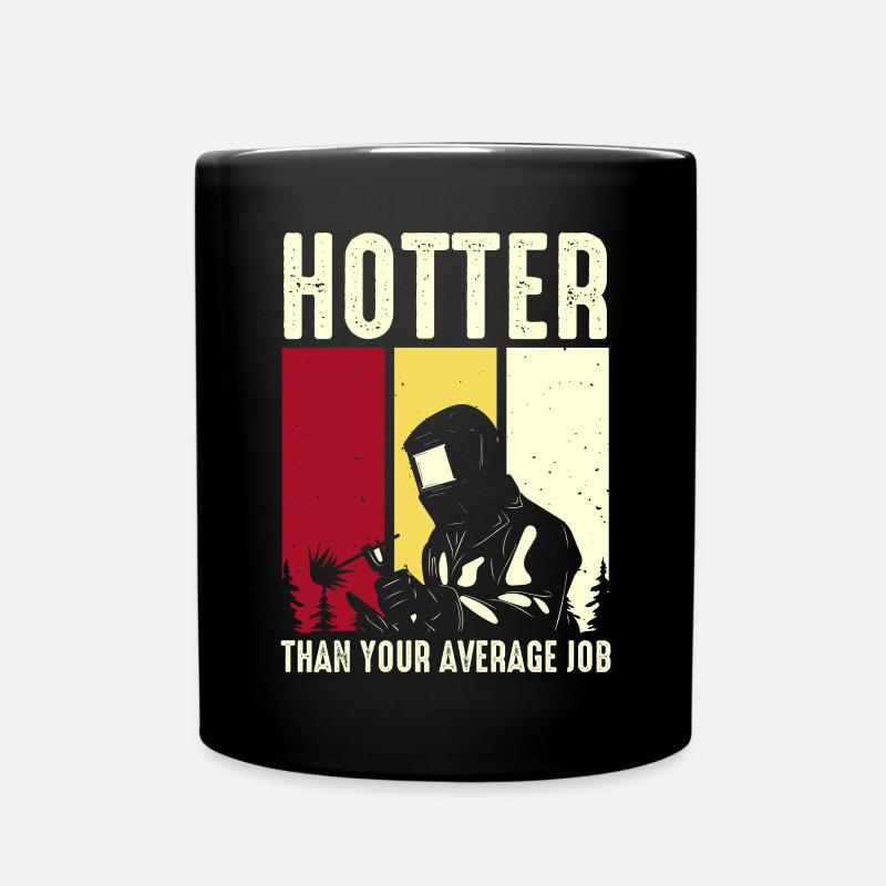 Welding Welding Worker Metalworking - Full Colour Mug - black