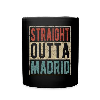 Tout droit sorti de Madrid - Mug uni - noir - Devant