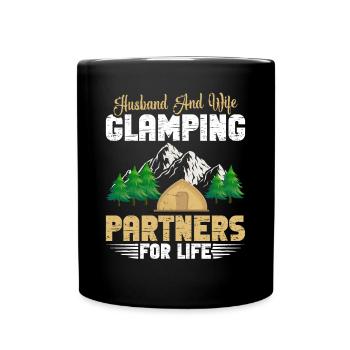 Glamper Holiday Camping Essentials Tente Glamping - Mug uni - noir - Devant