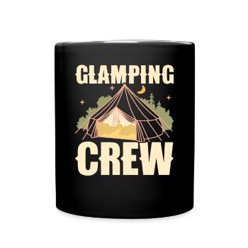 Tente de camping Glamping Vacances en plein air Glamper - Mug uni - noir - Devant