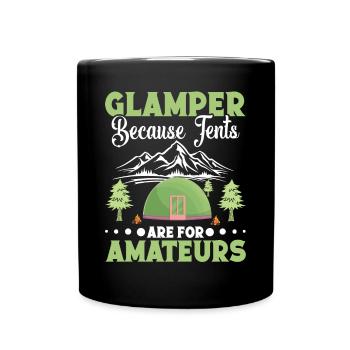 Camping et randonnée Tente de camping Glamper Glamping - Mug uni - noir - Devant