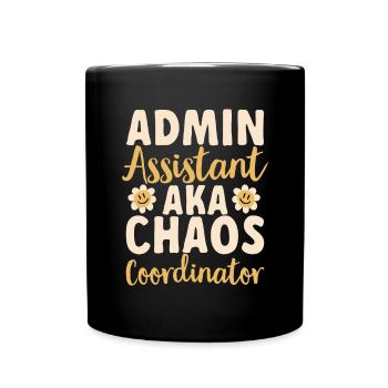 Secrétaire, Adjointe administrative, Commis de bureau - Mug uni - noir - Devant