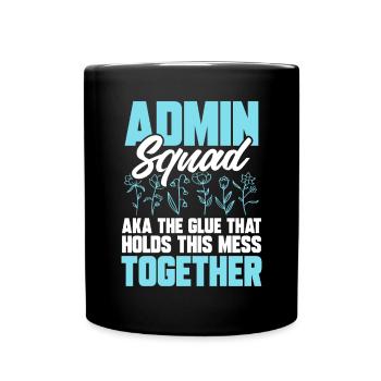Secrétaire, Adjointe administrative, Commis de bureau - Mug uni - noir - Devant