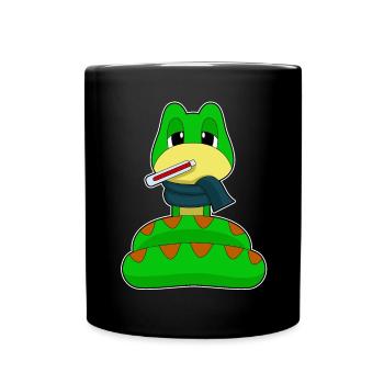 Thermomètre clinique Snake - Mug uni - noir - Devant