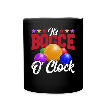 Boccia - Tasse einfarbig - Schwarz - Vorne
