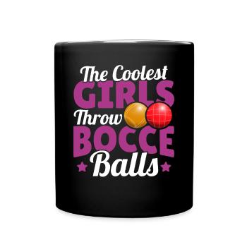 Boccia - Tasse einfarbig - Schwarz - Vorne