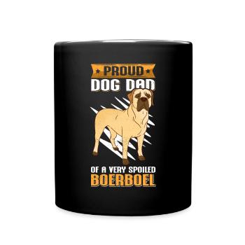 Boerboel Dad Dogs Dog Owner Gift - Full Colour Mug - black - Front