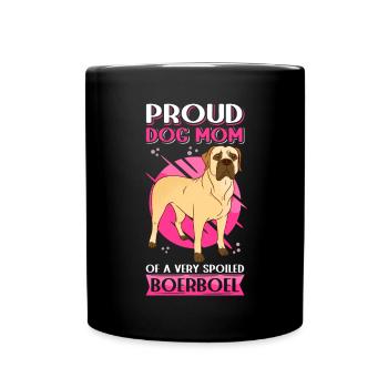 Boerboel Mom Dogs Dog Owner Gift - Full Colour Mug - black - Front