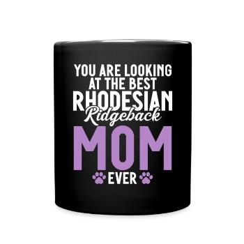 Rhodesian Ridgeback Gifts - Full Colour Mug - black - Front