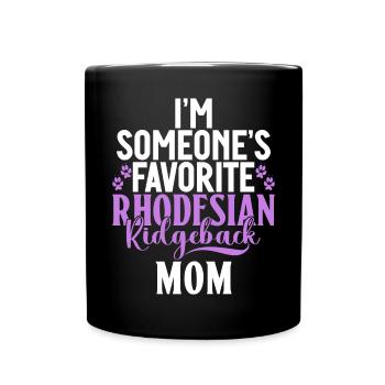 Rhodesian Ridgeback Gifts - Full Colour Mug - black - Front