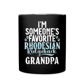 Rhodesian Ridgeback Gifts - Full Colour Mug - black - Front