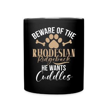 Cadeaux Rhodesian Ridgeback - Mug uni - noir - Devant