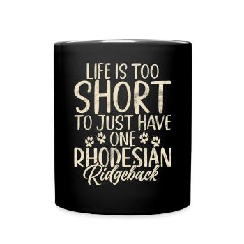 Rhodesian Ridgeback Gifts - Full Colour Mug - black - Front