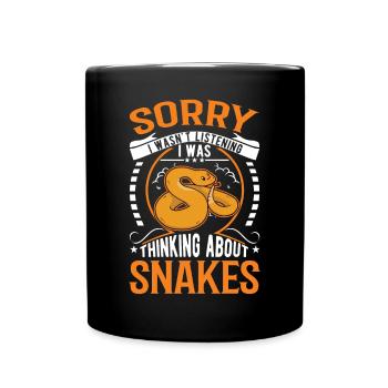 Snake Owner Corn Snake Snake - Full Colour Mug - black - Front