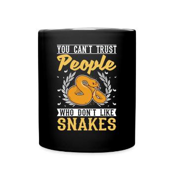 Snake Owner Corn Snake Snake - Full Colour Mug - black - Front