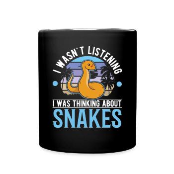 Propriétaires de serpents Amoureux des serpents - Mug uni - noir - Devant