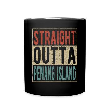 Tout droit sorti de l’île de Penang - Mug uni - noir - Devant