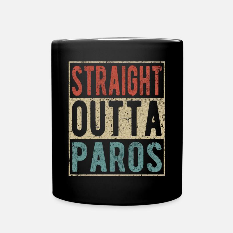 Tout droit sorti de Paros - Mug uni - noir