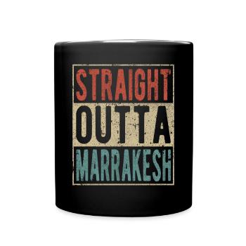 Tout droit sorti de Marrakech - Mug uni - noir - Devant