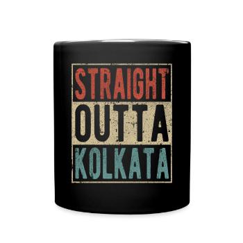 Tout droit sorti de Kolkata - Mug uni - noir - Devant