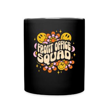 Secrétaire, Adjointe administrative, Commis de bureau - Mug uni - noir - Devant
